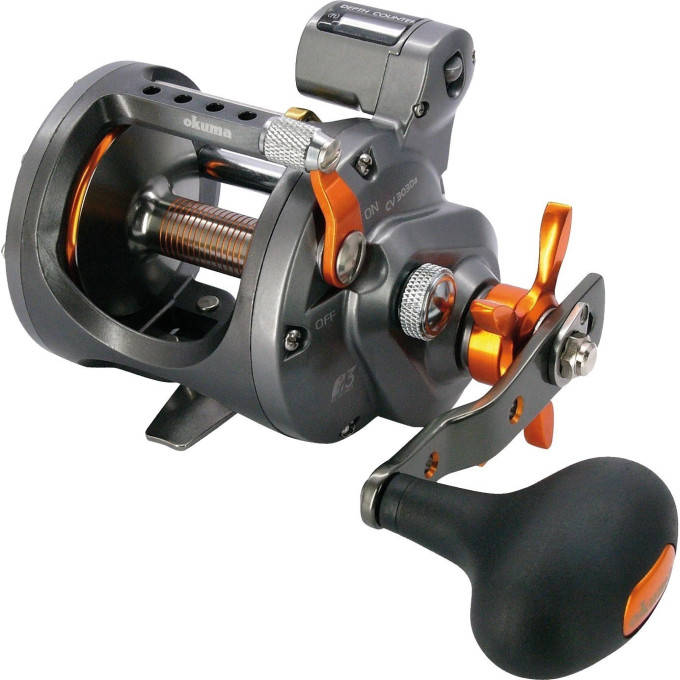 Катушка OKUMA Cold Water CW-303D (счётчик лески, 2+1bb)